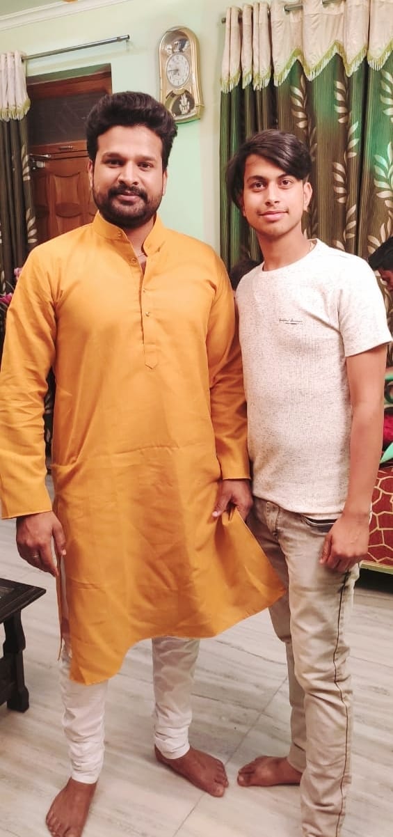 Nitish Kumar Dwivedi with Ritesh Pandey (AIPP)